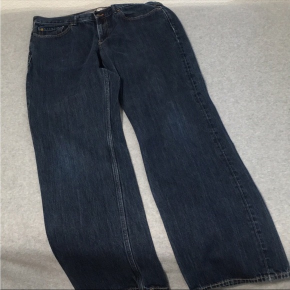 Banana Republic Mens Straight Jeans Size 36 34 Inseam Dark Wash - Picture 1 of 7